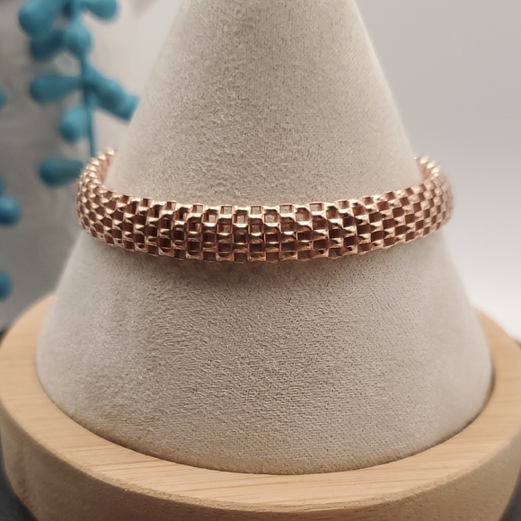 Italian Bismark Jewelry - Elegant Rose Gold Bracelet
